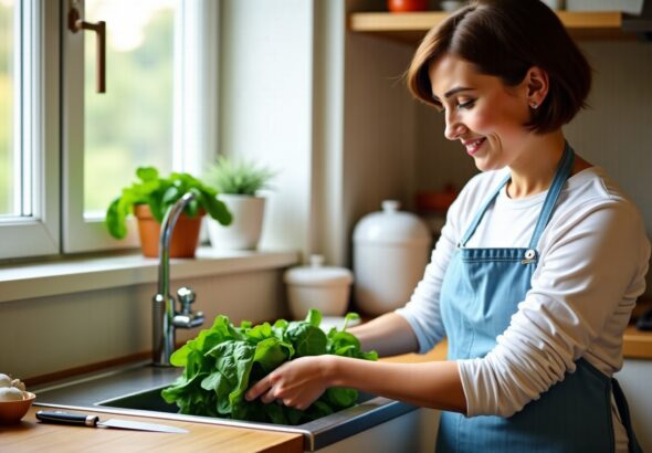 Guide simple pour cuisiner des épinards frais chez soi