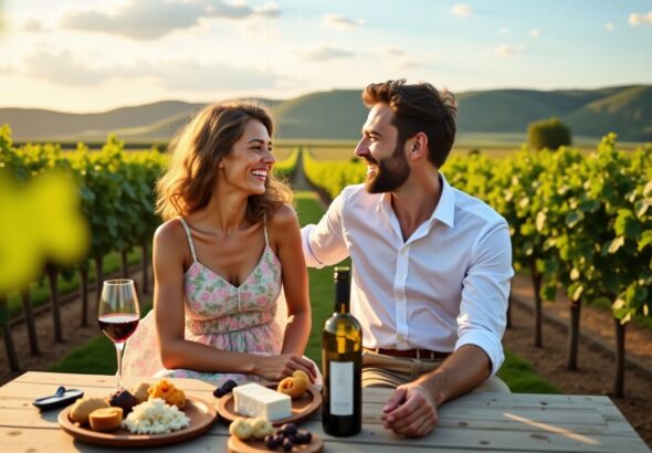 Escapade gourmande : week-end découverte entre vignobles et truffières en coffret cadeau