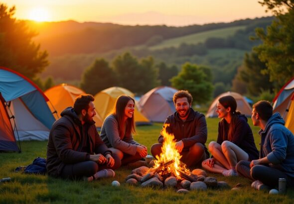 Camping municipal : l'engouement grandissant des voyageurs français pour une escapade économique et authentique
