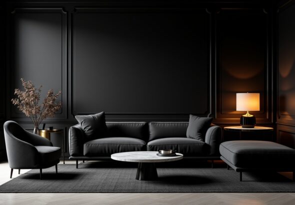 Couleur noire : découvrez pourquoi cette teinte intense séduit tant dans l'univers de la décoration