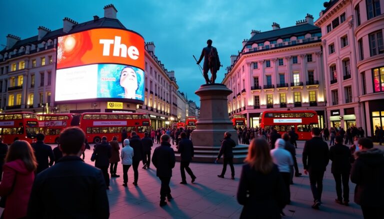 Piccadilly Circus : les raisons qui font de cette place un lieu emblématique et fascinant pour les visiteurs du monde entier