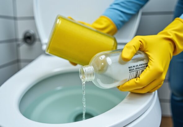 Guide pratique : Utiliser l’acide chlorhydrique pour déboucher efficacement vos WC