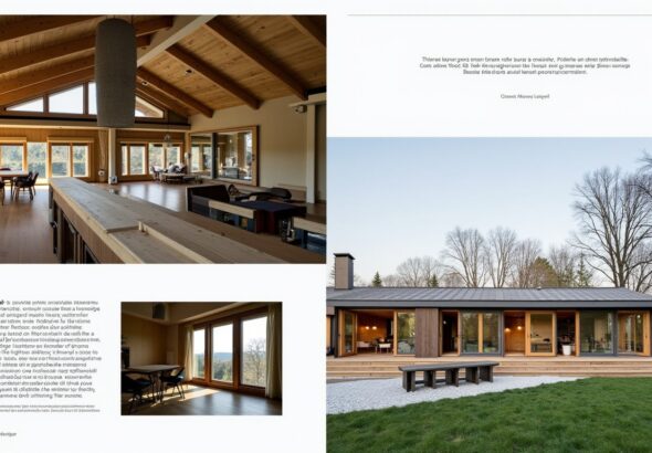Maison Éthier : Explorer l'harmonie entre architecture moderne et durabilité