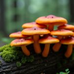 Guide pratique pour reconnaître un champignon orange sur bois mort